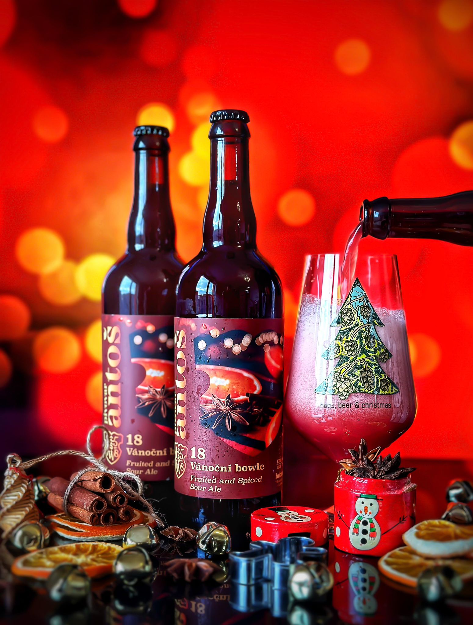 vánoční bowle pivovar antoš